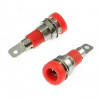 ZP-013 4mm клемма  под штеккер RED