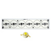 156x34-6E 2R-2G-2B Emitter (6x, 000-11) алюминиевая плата 156x34мм